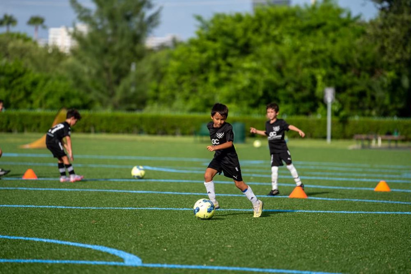 Soccer has resumed on Waterways Park's new turf fields in Aventura.