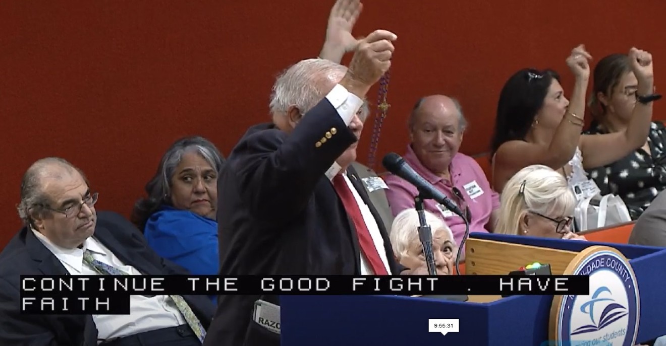 During the September 6, 2023, Miami-Dade County School Board meeting over whether to recognize LGBTQ History Month, one man pointed out that he was never breastfed by his father.